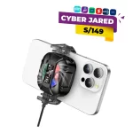 Cooler Ventilador Hoco Gaming RGB con Pantalla Digital de Temperatura para Celular - Negro