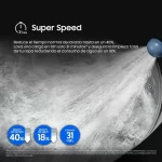 LAVADORA SAMSUNG 19KG WA80F19S8B AI WASH ECOBUBBLE™ NEGRA - Imagen 6