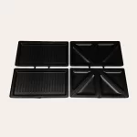 Sandwichera y Waflera Eléctrica Finezza con Placas Antiadherentes - Negro (FZ-829W3-1) - Imagen 2