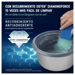 Olla Arrocera Oster 3 en 1 de 2.2 Litros con Antiadherente DiamondForce (CKSTRC12DFBLK) - Imagen 4