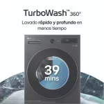 Lavaseca LG 20kg/10kg Inteligencia Artificial Al DD WD20EGNTSPG Grafito - Imagen 11