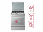 Cocina A Gas LG RSG316T 6 Hornillas con Easy Clean Acero inox