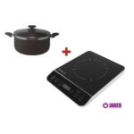 Combo Finezza Cocina de inducción + Olla Antiadherente de 24cm