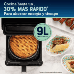 Freidora de Aire OSTER de 9 Litros con 6 Funciones Negro CKSTAF90D - Imagen 4