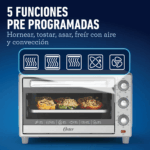 Horno Con Freidora de Aire OSTER de 25 Litros 5 Funciones TSSTTVLS25 - Imagen 5