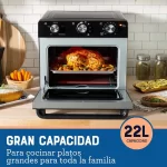 Horno Con Freidora de Aire OSTER de 22 Litros 5 Funciones TSSTTVMAF1NS - Imagen 4