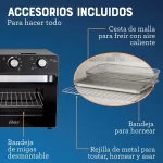 Horno Con Freidora de Aire OSTER de 22 Litros 5 Funciones TSSTTVMAF1NS - Imagen 9