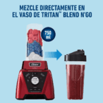 Licuadora de 2 Litros OSTER con Vaso Blend N Go Xpert BLST3B-RPG-053 - Imagen 7