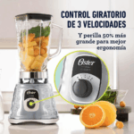 Licuadora OSTER de 3 Velocidades Clásica con Perilla BLST4655 - Imagen 5