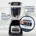 Licuadora OSTER de 2 Velociades y 1.5 Litros BLSTKAG-BPB - Imagen 2