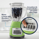 Licuadora OSTER de 2 Velocidades con Pulsador Verde BLSTKAG-KPB - Imagen 2