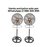 Combo Fujitec 2 Ventiladores Inoxidable 5 Aspas