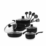 Ollas Antiadherente Finezza FZ-1655T 15 Piezas – Negro