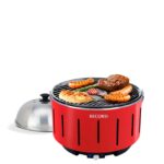Parrilla Portátil RECORD a Carbón Fast Grill Rojo REC-CG09-RJ - Imagen 2