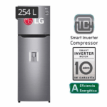 Refrigeradora LG GT29WPPDC No Frost 254 Lts -  Plateado