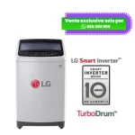 Lavadora LG TS1366NTP 13 kg Silver