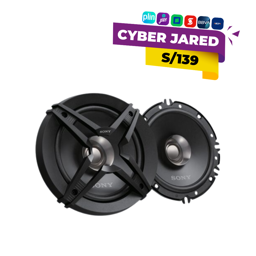 XS-FB161E.png Parlantes Sony para Auto de Doble Cono y 16 cm (6.5") - Modelo XS-FB161E - Imagen 1