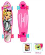 Skate De Aluminio Con Luces Barbie - PB-18– Fucsia - Imagen 2